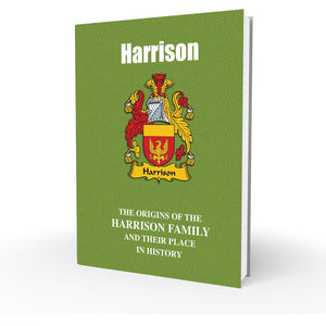Lang Syne English Family Information History Fact Book - Harrison