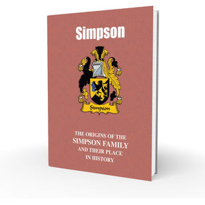Lang Syne English Family Information History Fact Book - Simpson