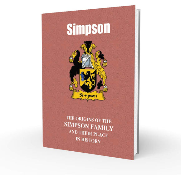 Lang Syne English Family Information History Fact Book - Simpson