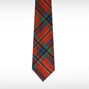 100% Wool Authentic Traditional Scottish Tartan Neck Tie - MacPherson Ancient