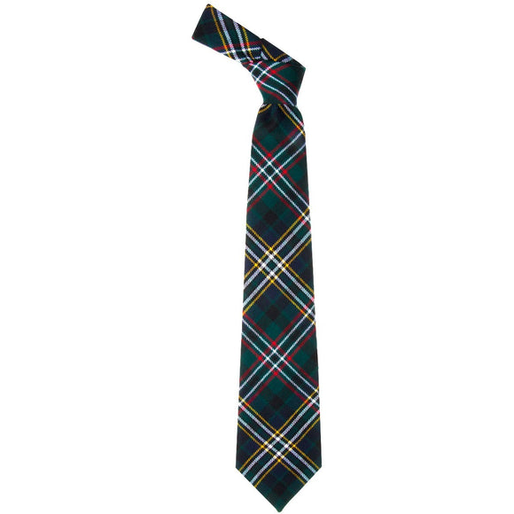 100% Wool Authentic Traditional Scottish Tartan Neck Tie - Scott Green Modern