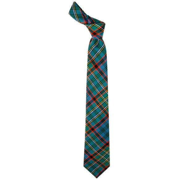 100% Wool Authentic Traditional Scottish Tartan Neck Tie - Nicholson Hunting Ancient