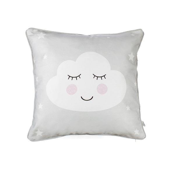 Sass & Belle Super Cute White Cream Sweet Dreams Smiling Cloud Cushion