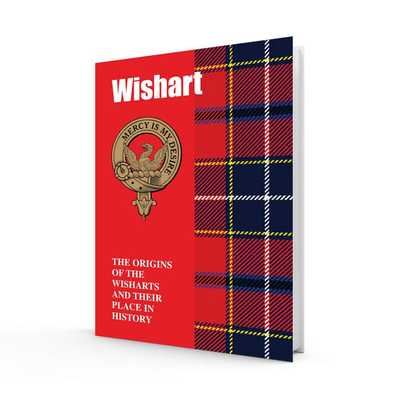 Lang Syne Scottish Clan Crest Tartan Information History Fact Book - Wishart