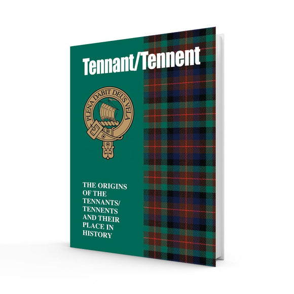 Lang Syne Scottish Clan Crest Tartan Information History Fact Book - Tennant