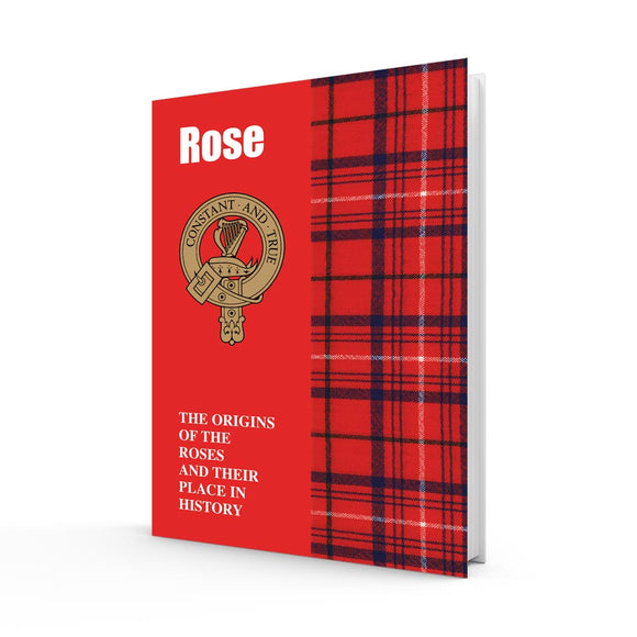 Lang Syne Scottish Clan Crest Tartan Information History Fact Book - Rose