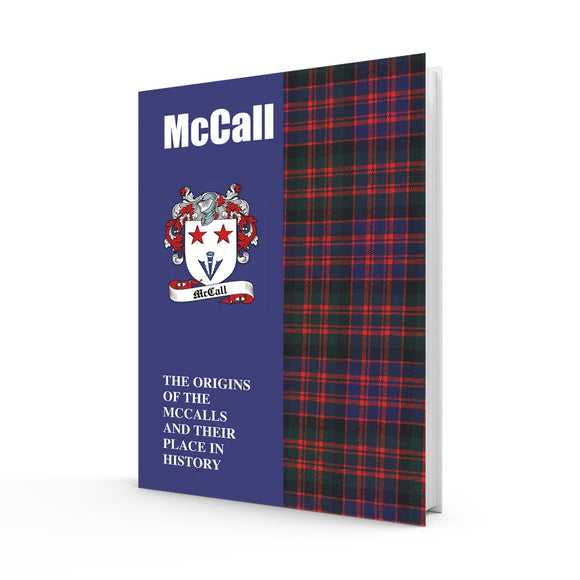Lang Syne Scottish Clan Crest Tartan Information History Fact Book - McCall