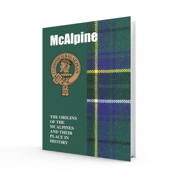 Lang Syne Scottish Clan Crest Tartan Information History Fact Book - MacAlpine