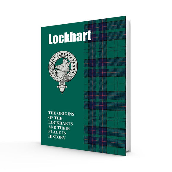 Lang Syne Scottish Clan Crest Tartan Information History Fact Book - Lockhart