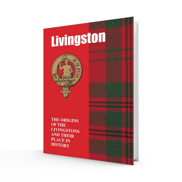 Lang Syne Scottish Clan Crest Tartan Information History Fact Book - Livingston
