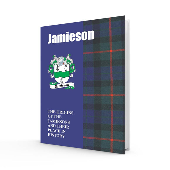 Lang Syne Scottish Clan Crest Tartan Information History Fact Book - Jamieson