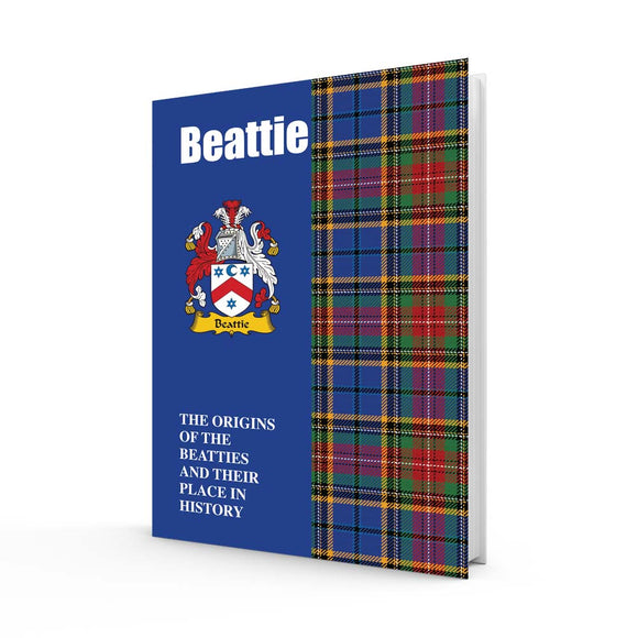 Lang Syne Scottish Clan Crest Tartan Information History Fact Book - Beattie