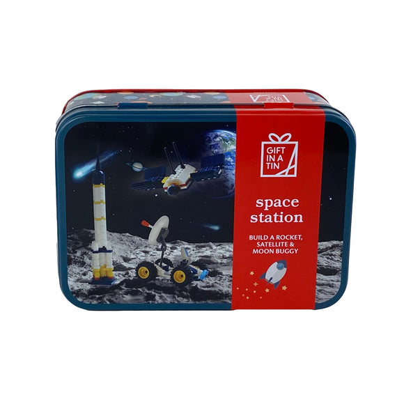 Apples To Pears Gift In A Tin Build Your Own Building Block Space Station