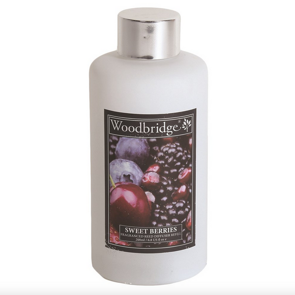 Woodbridge Reed Diffuser 200ml Fragrance Liquid Refill Bottle - Sweet Berries