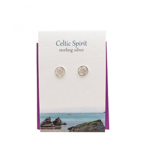 The Silver Studio Scotland Celtic Spirit Celtic Knot Sterling Silver Stud Earrings Card & Gift Set