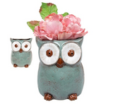 Village Pottery Super Cute Ceramic Owl Mother Planter Large