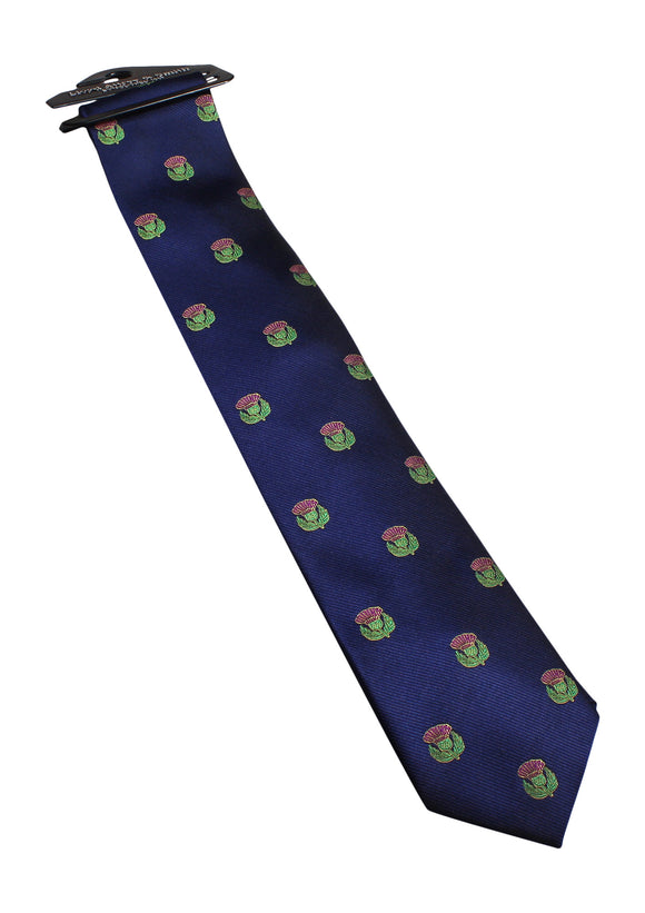 Lloyd Attree & Smith Scottish Thistle Polyester Neck Tie