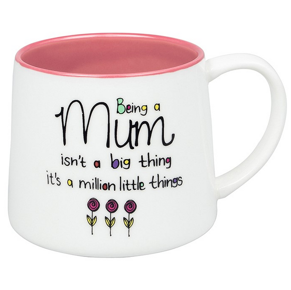 Just Saying Mum Quote Ceramic Mug Cup