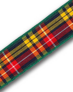 100% Pure Wool Traditional Buchanan Modern Tartan Ribbon - 1.5 Inch x 54 Inches