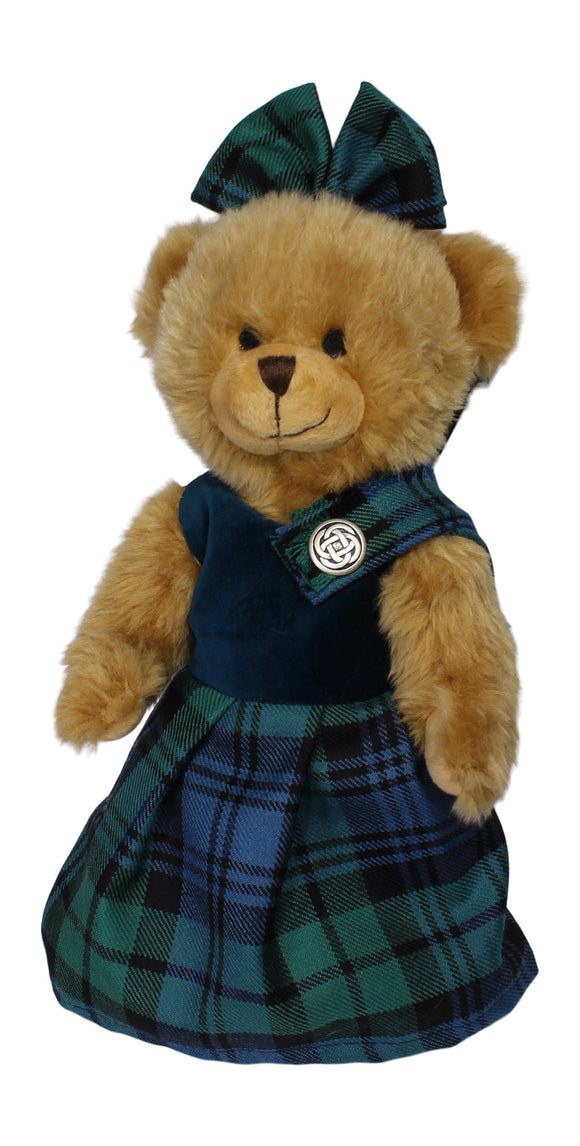Ronnie Hek Scottish Campbell Tartan Dancing Bella Teddy Bear