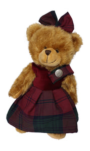 Ronnie Hek Scottish Lindsay Tartan Dancing Bella Teddy Bear