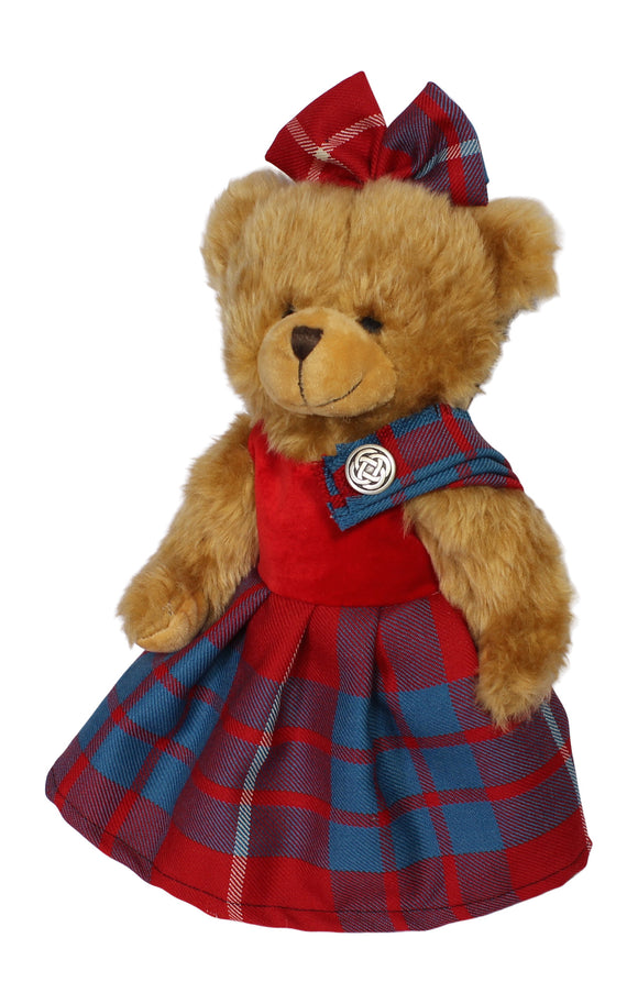 Ronnie Hek Scottish Hamilton Tartan Dancing Bella Teddy Bear