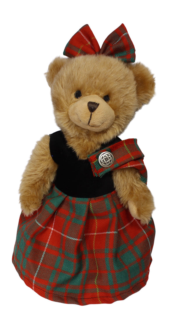 Ronnie Hek Scottish Hay Tartan Dancing Bella Teddy Bear