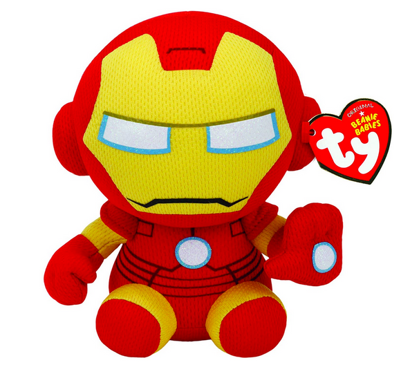TY Marvel Avengers Soft Toy - Invincible Iron Man Tony Stark