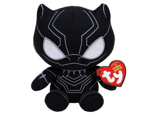 TY Marvel Avengers Soft Toy - The Black Panther King T'Challa