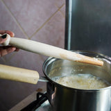 Porridge Spurtle Scottish Spurtle Porridge Stirrer - Wooden Spurtle Thistle Smooth Beechwood Stick - 29 cm Long