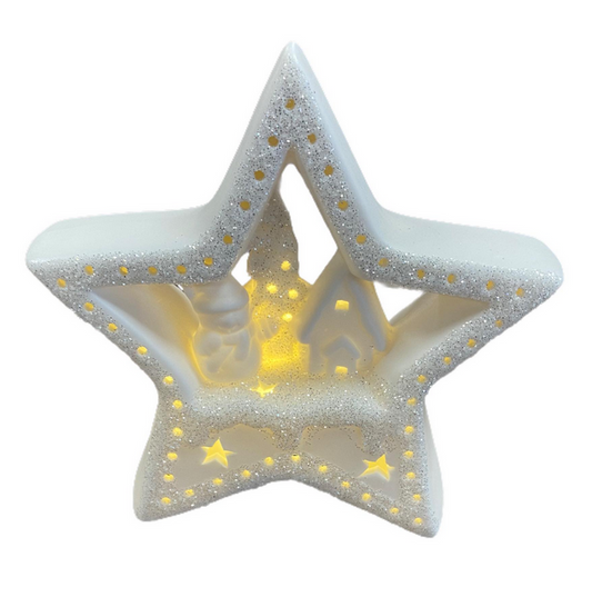 LED Porcelain Star