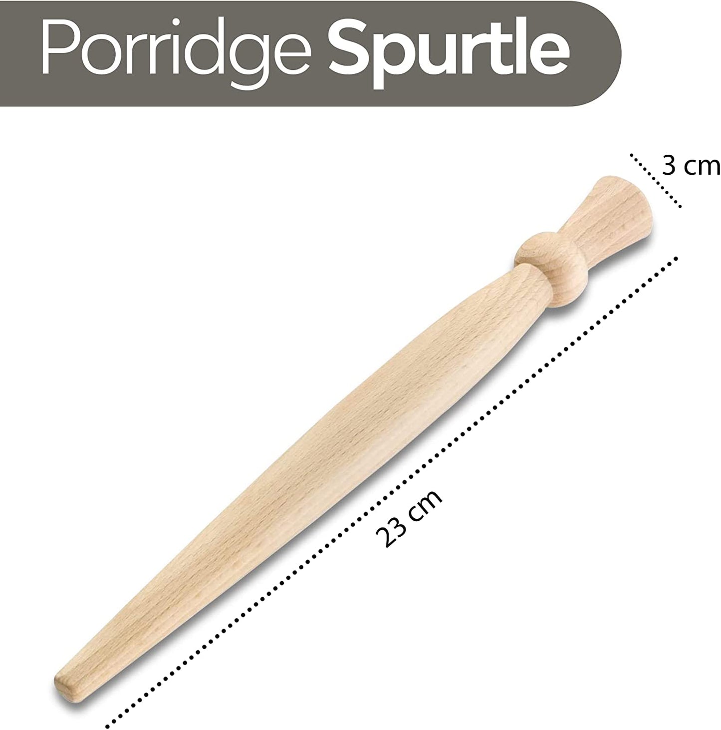 Wooden Porridge Spurtle Porridge Stirrer