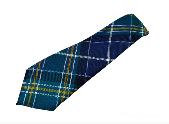 100% Wool Traditional Scottish Tartan Neck Tie - MacKellar Modern