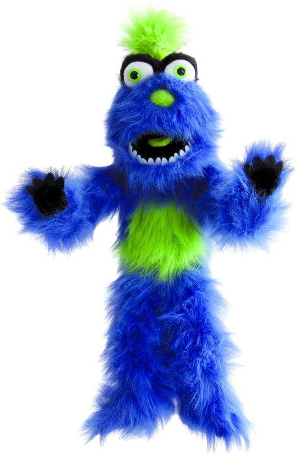 The Puppet Company Hairy Blue Monster Hand Puppet