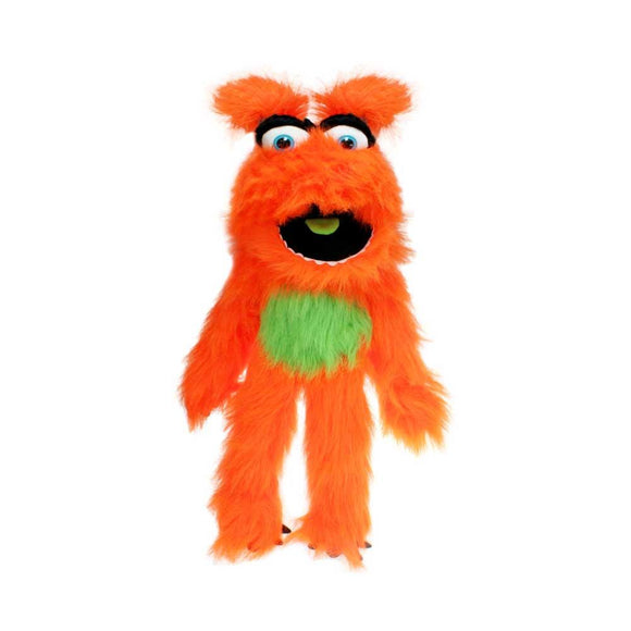 The Puppet Company Hairy Orange Monster Hand Puppet