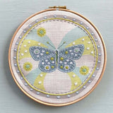 Starshine Design Pretty Blue Butterfly Hand Embroidery Kit - Perfect For Beginners