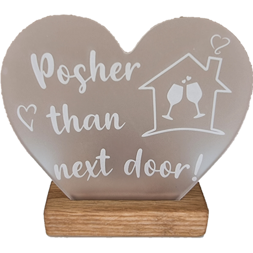 "Posher Than Next Door" Candle Holder