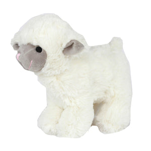 Very Cute & Soft Plush White Toy Lamb With Grey Face - Available in 2 sizes