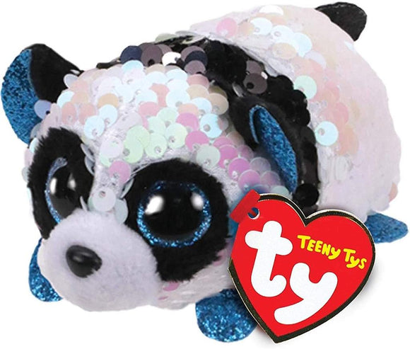 TY Flippable Sequin Colour Changing Teeny Ty Plush Soft Toy - Bamboo Panda