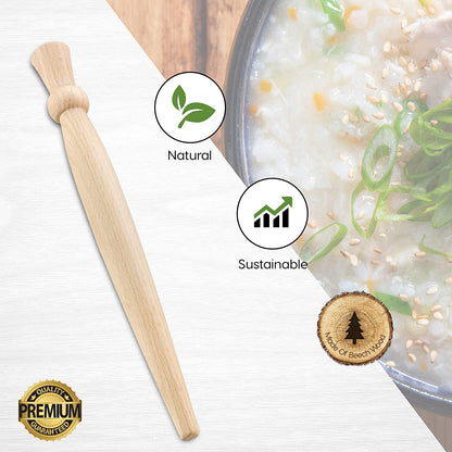 Wooden Porridge Spurtle Porridge Stirrer