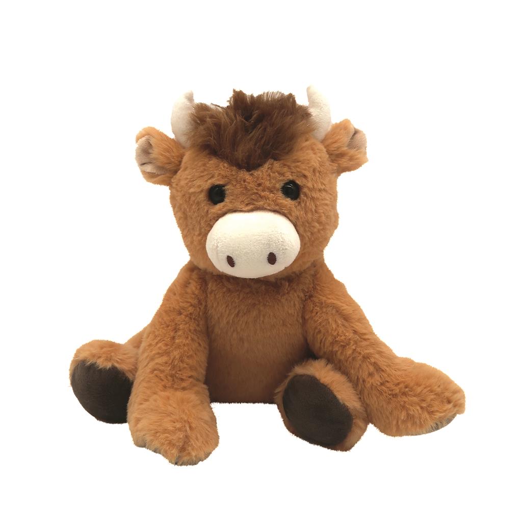 Heatable Plush Highland Cow