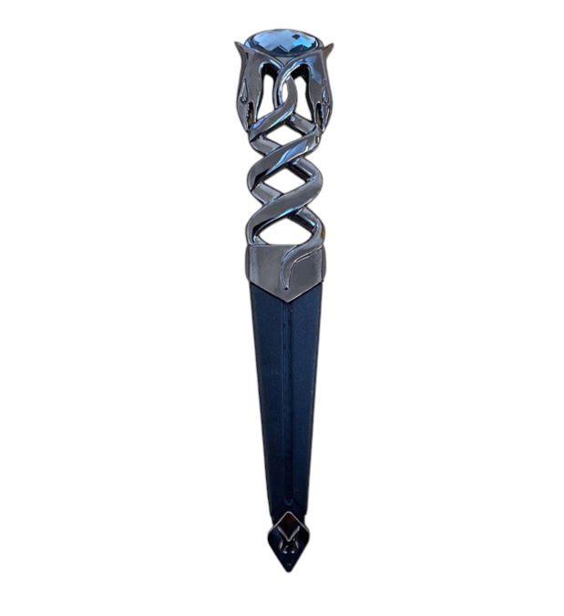 Smoked Chrome Serpent Safety Sgian Dubh