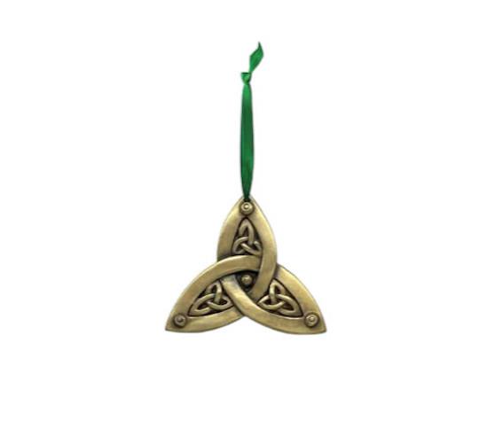 The Bronze Gallery - Scottish Celtic Trinity Knot Bronze Hanging Ornament