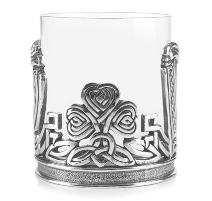 Irish Shamrock & Harp Whisky Tumbler