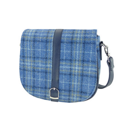 Tartan shoulder top bag