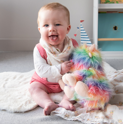 Hairy Coo Fluffy Rainbow Plush Toy