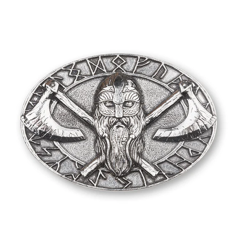 Polished Viking Warrior Kilt Buckle