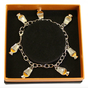 Glencairn Enamelled Whisky Whiskey Glass Charm Bracelet with Presentation Box