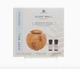 Wood Effect Sleep Well Aromatherapy Diffuser & Essential Oil Blend Set