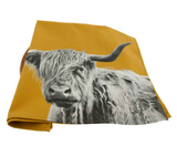 Seddon & Davison Colourful Cotton Scottish Highland Cow Tea Towel
